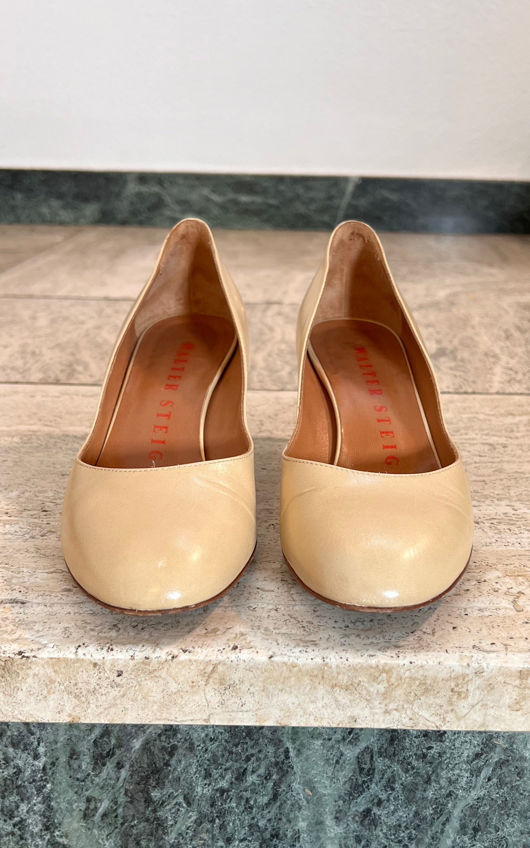 Scarpe vintage Walter Steiger modello Kittenheels modello 37