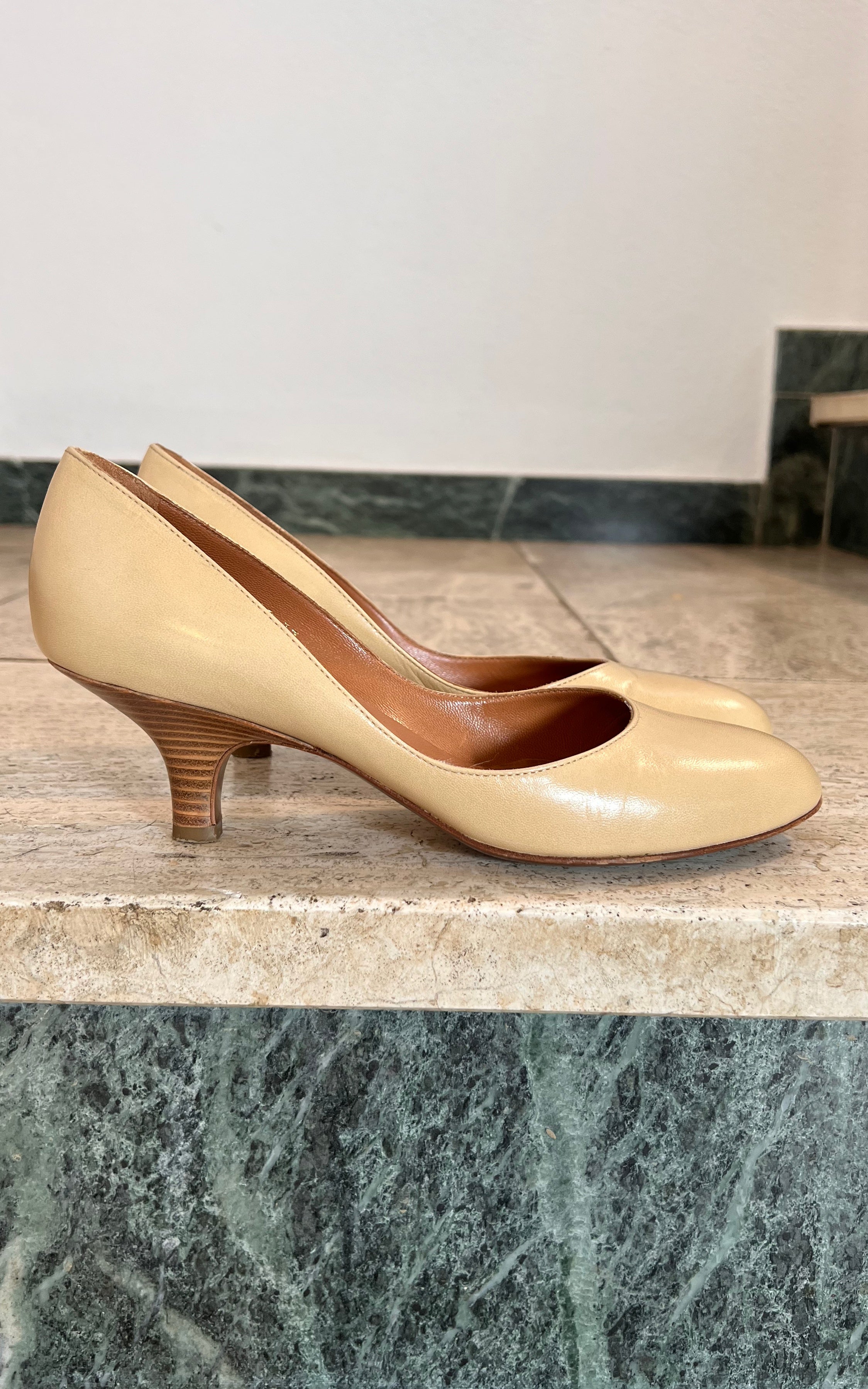 Scarpe vintage Walter Steiger modello Kittenheels modello 37