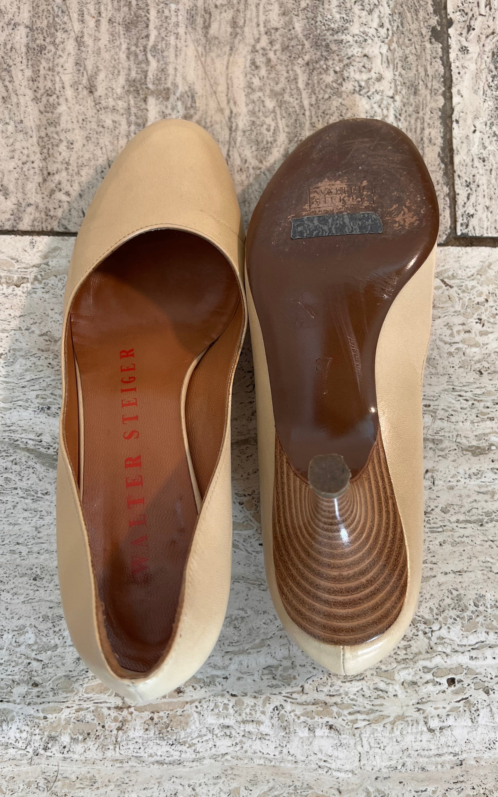 Scarpe vintage Walter Steiger modello Kittenheels modello 37