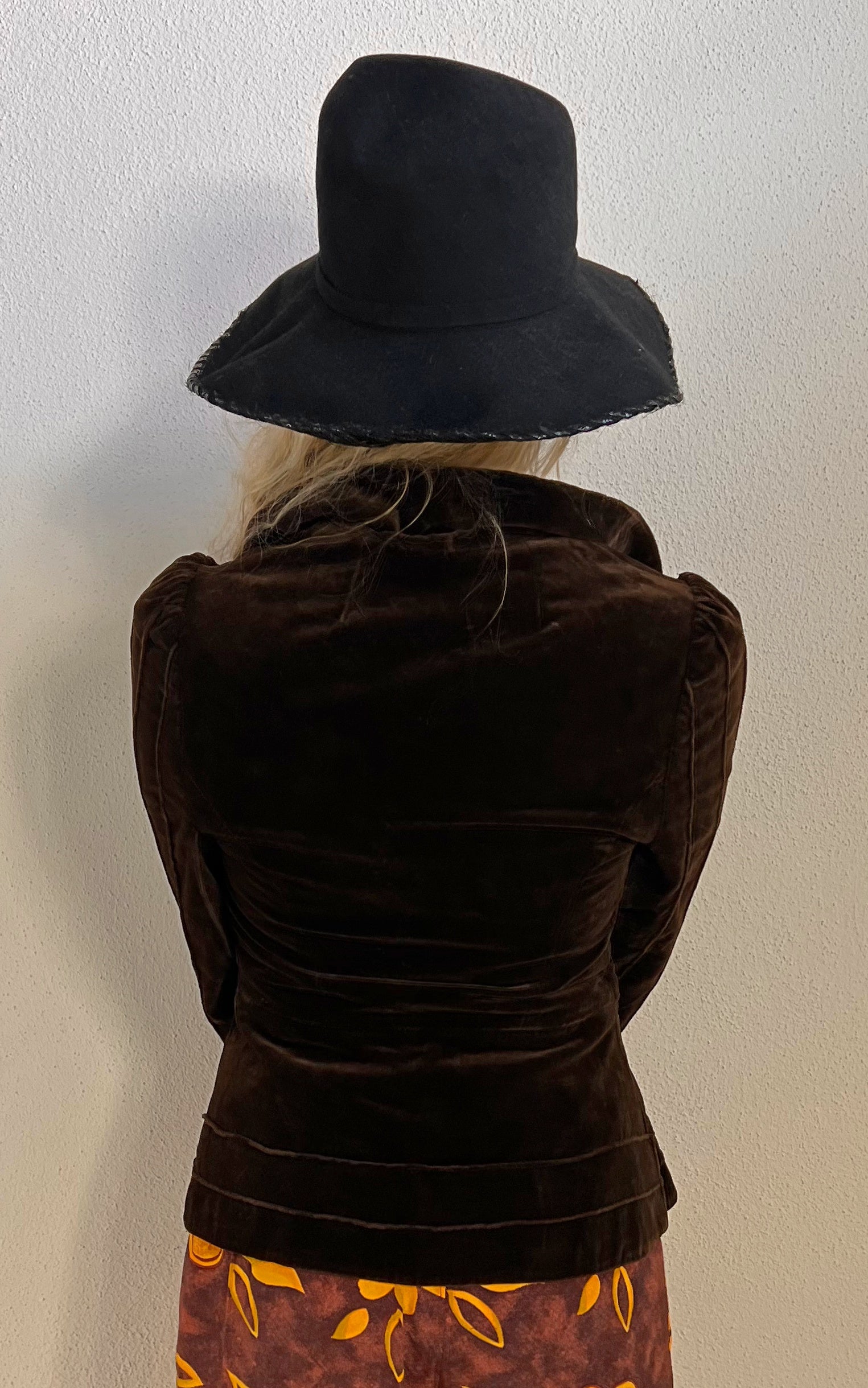 Vintage 70s Darkbrown Velvet Blazer