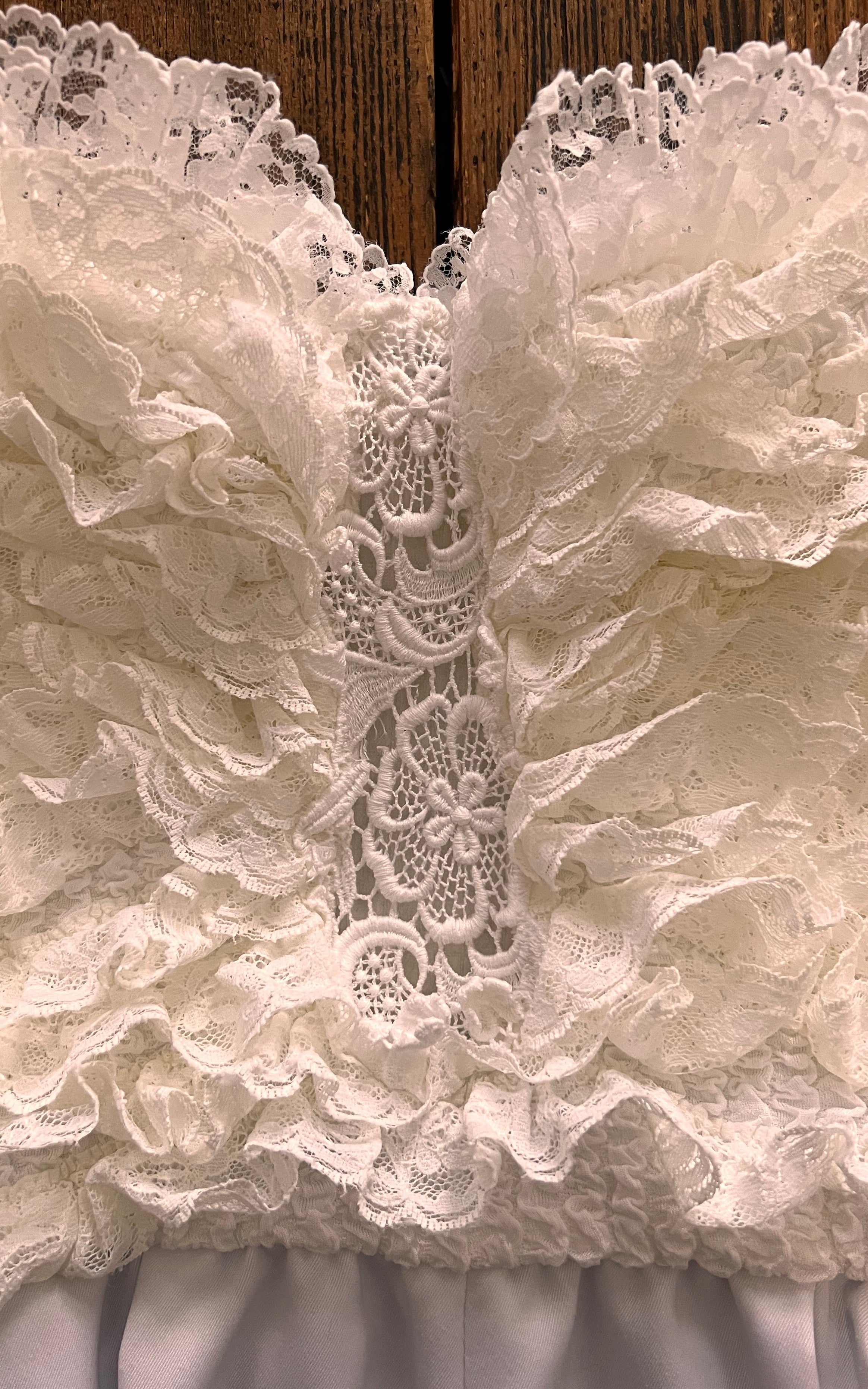 Tuta da sposa vintage anni '80