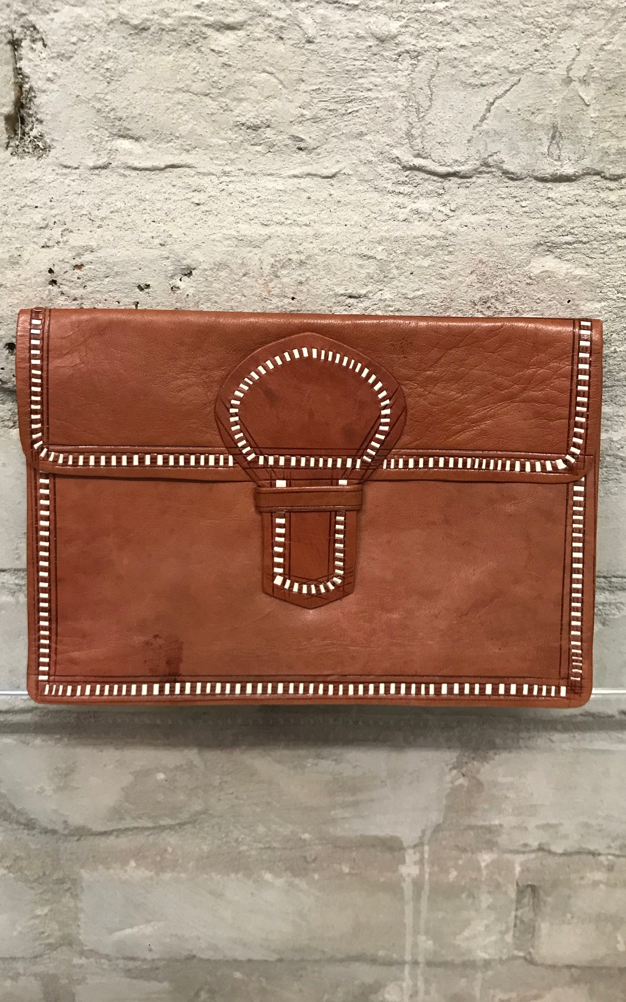 Pochette in pelle vintage