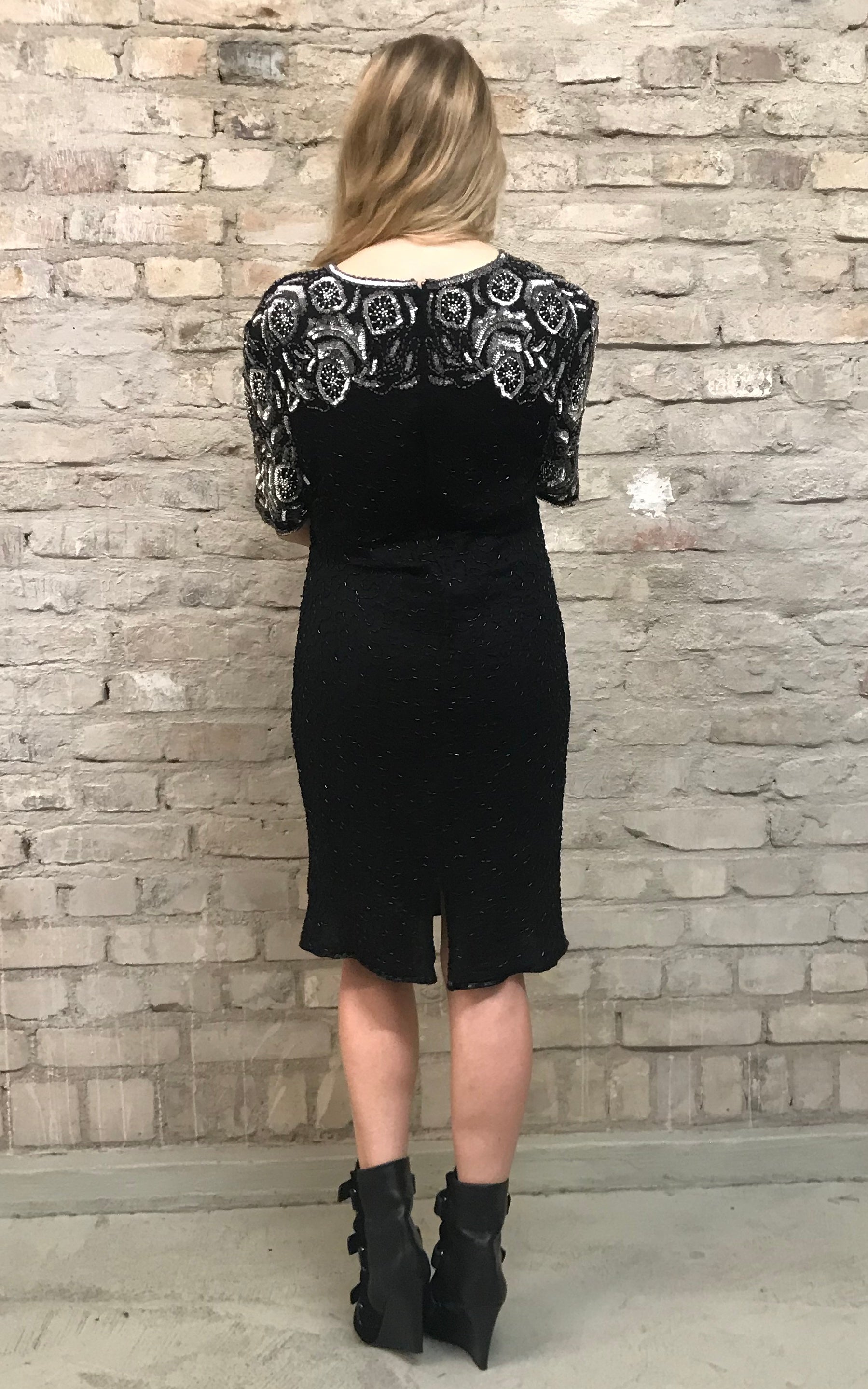 Abito vintage con paillettes