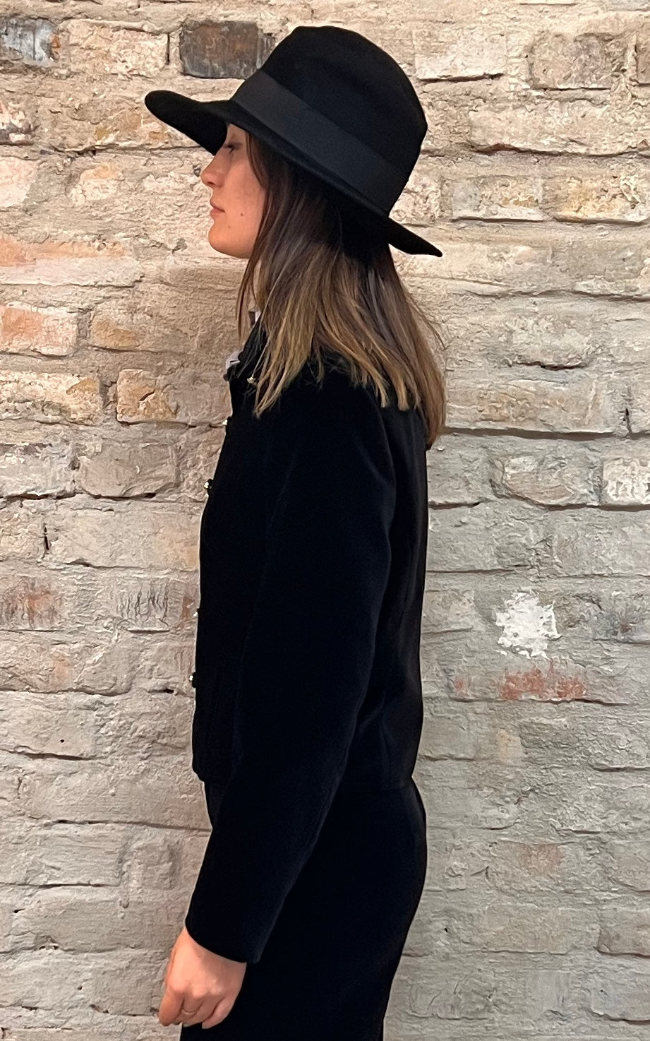 Blazer vintage in velluto Lucie Linden anni '70