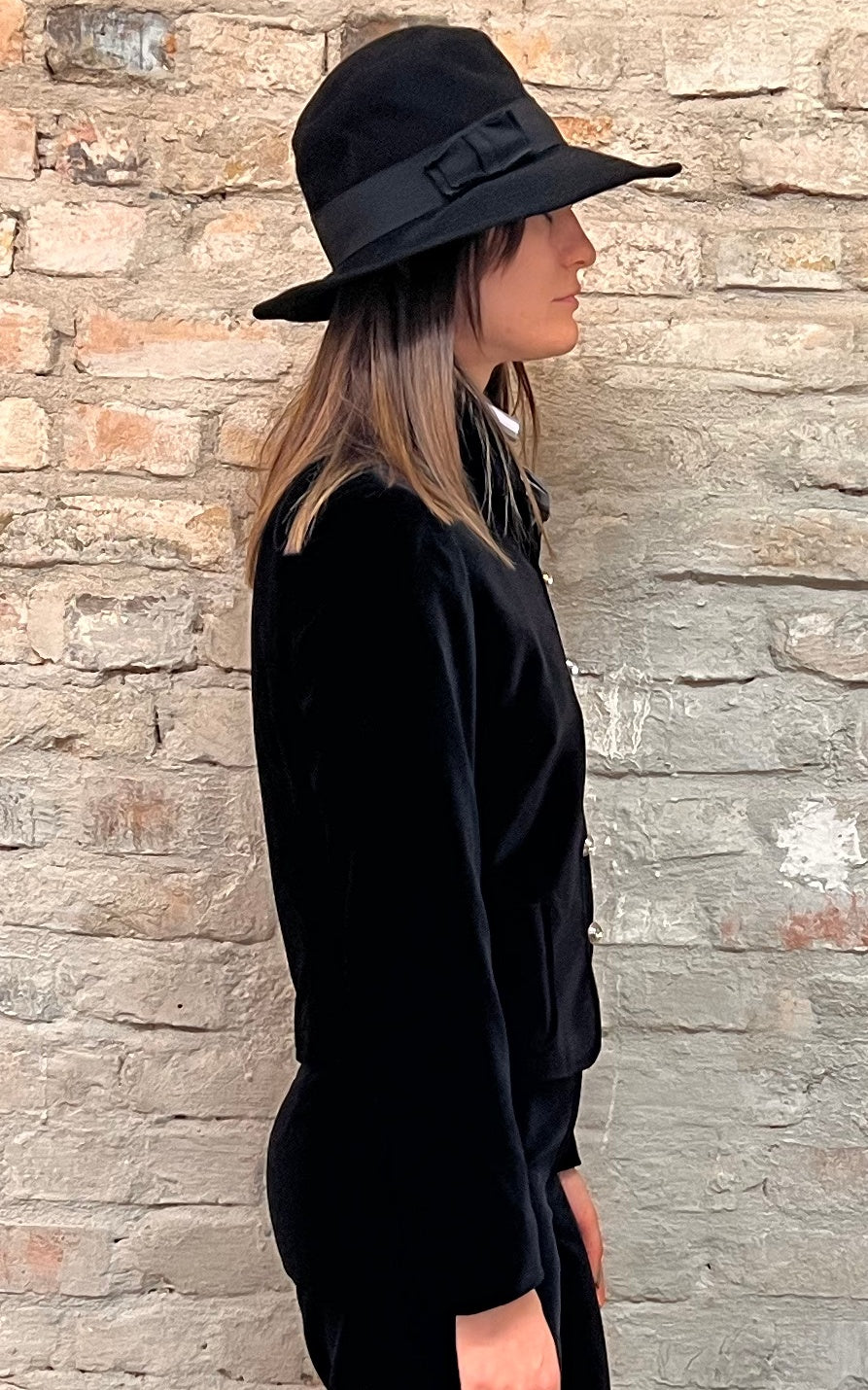 Blazer vintage in velluto Lucie Linden anni '70